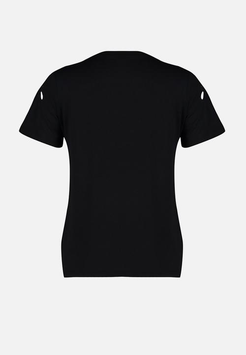 Trendyol - Embroidered pattern knitted T-shirt - black