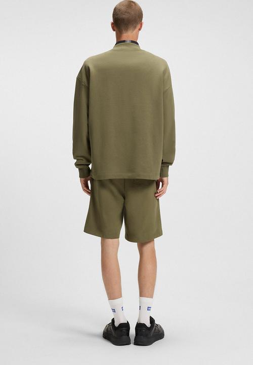 HUGO - Nasensio Jersey Shorts - Khaki