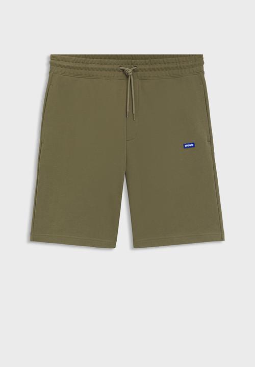 HUGO - Nasensio Jersey Shorts - Khaki