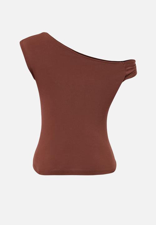 Trendyol - Metal accessory knitted blouse - brown