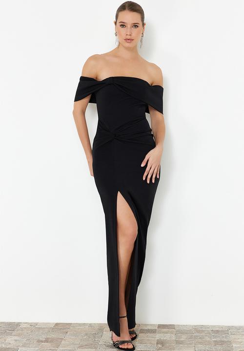 Woven Long Elegant Evening Dress