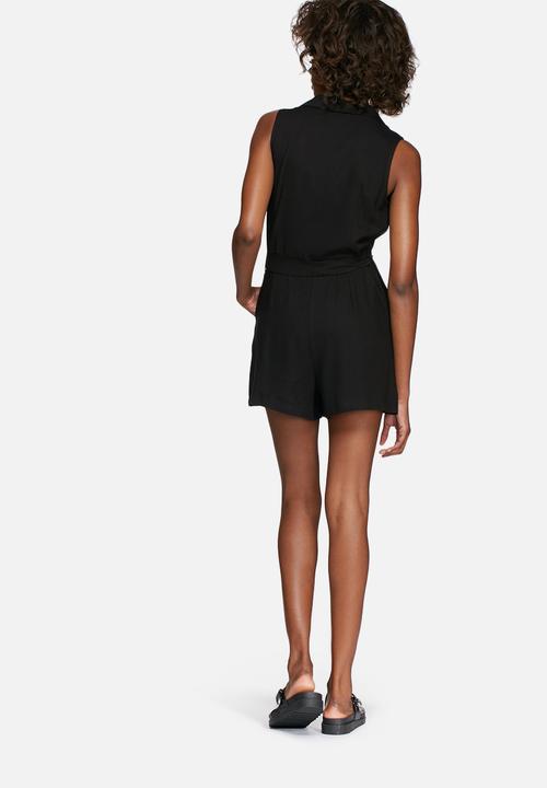dailyfriday - Wrap playsuit with tie
