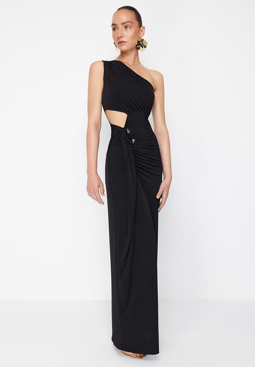 Trendyol - Occassion Cut Out Dress - Black