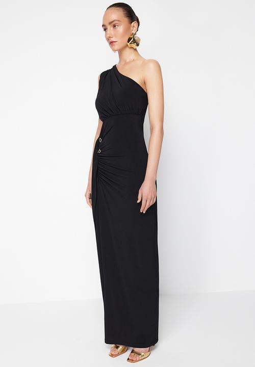 Trendyol - Occassion Cut Out Dress - Black