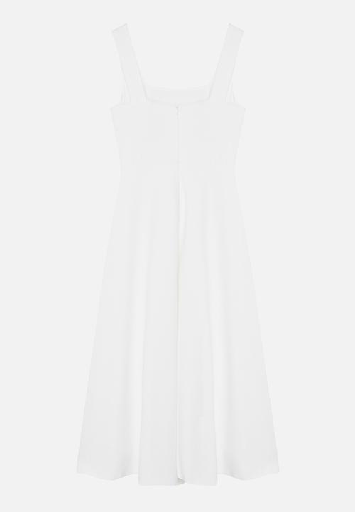 Trendyol - A-Cut Woven Wedding/Marriage Elegant Evening Dress - White