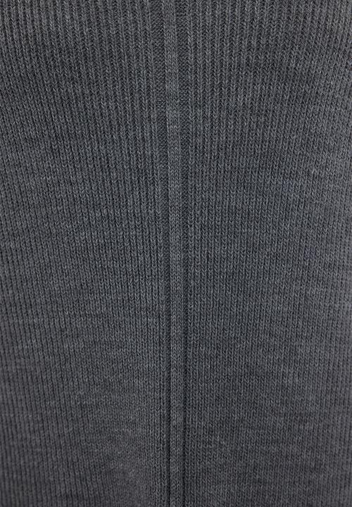 Trendyol - Gilet midi length knit dress - anthracite