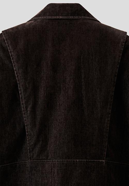 H&M - H&M Atelier: Brushed twill workwear jacket - brown