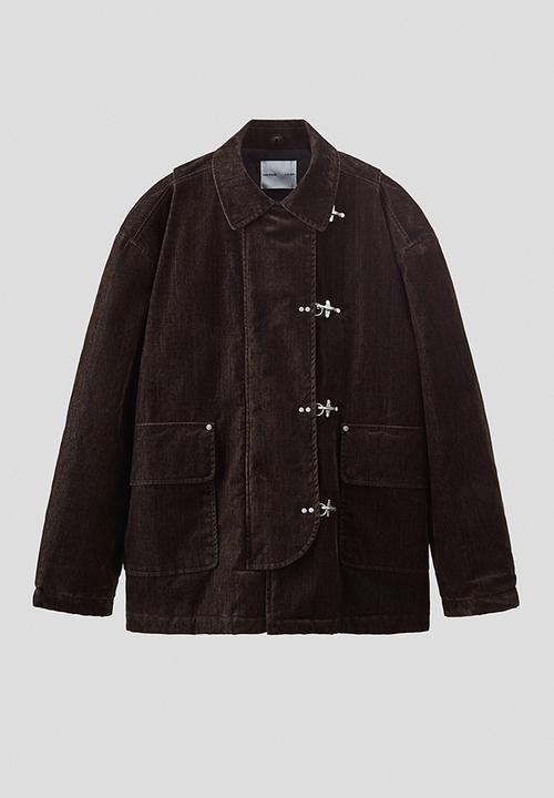 H&M - H&M Atelier: Brushed twill workwear jacket - brown