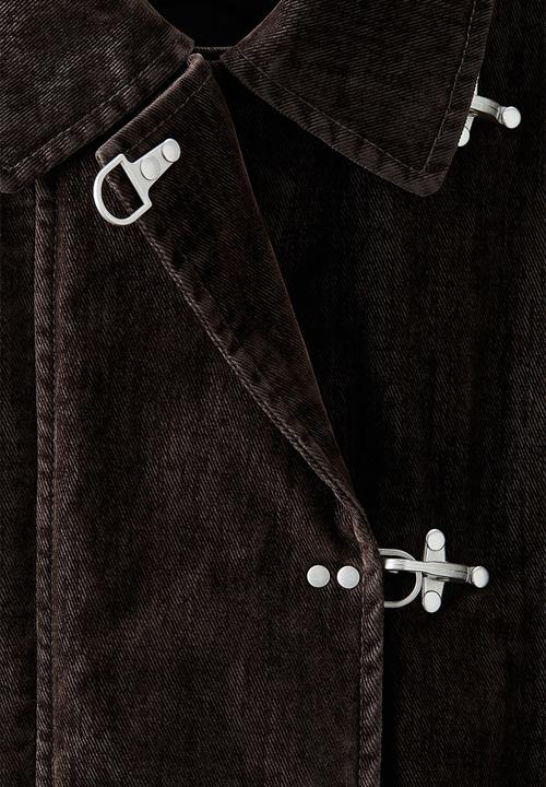 H&M - H&M Atelier: Brushed twill workwear jacket - brown
