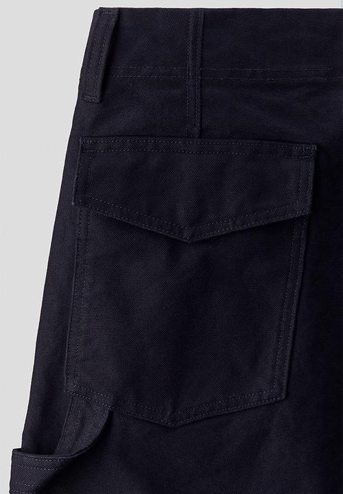 H&M - H&M Atelier: 5-pocket carpenter trousers - black