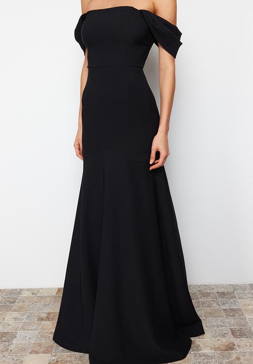 Trendyol - Woven Elegant Evening Dress - Black