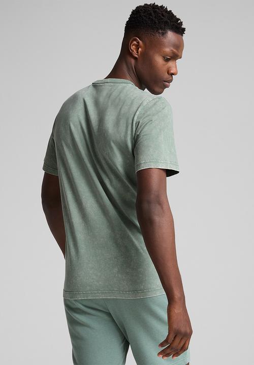 PUMA - PUMA CLASS Washed Tee Green Moon