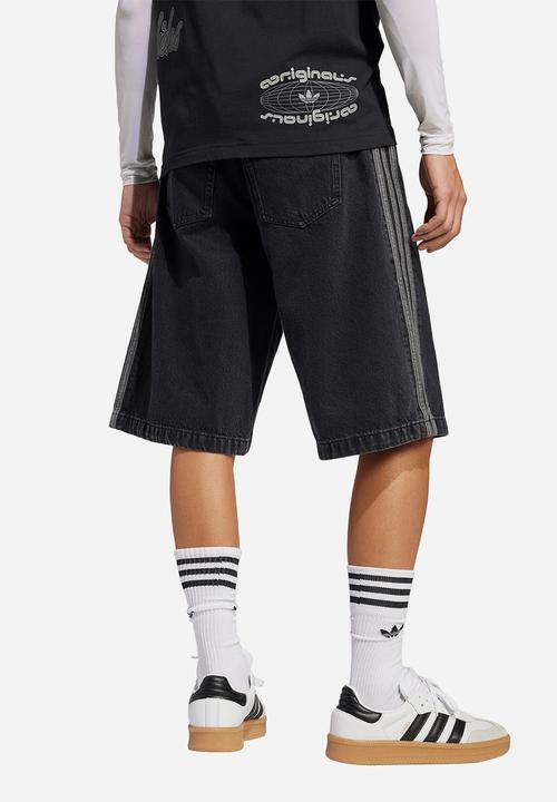adidas Originals - Adicolor Denim Firebird Shorts - Black