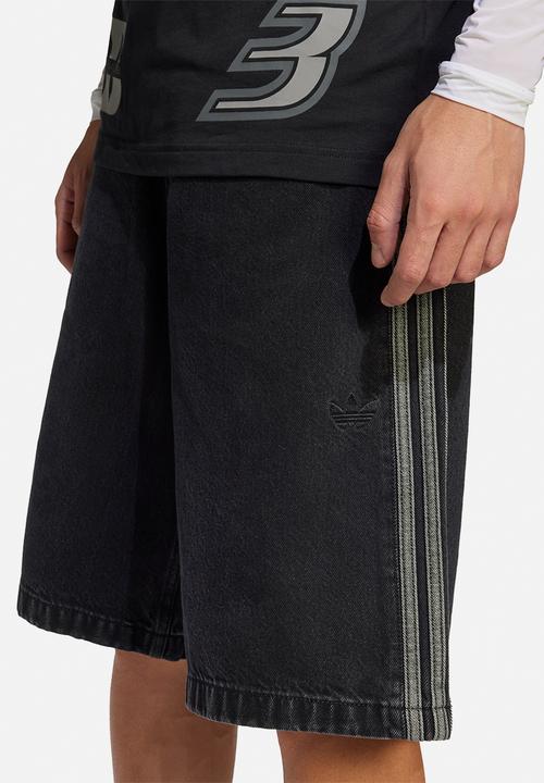 adidas Originals - Adicolor Denim Firebird Shorts - Black