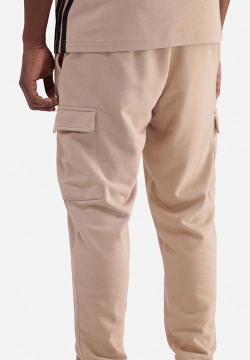 adidas Performance - Essentials Feelcozy French Terry Cuffed Joggers - Brown