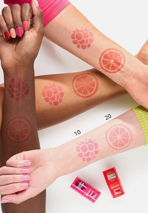 essence - What A Tint! Staining Lip & Cheek Tint - 10 Raspberry Vibes