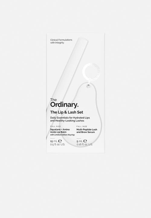 The Ordinary. - The Lip & Lash Set