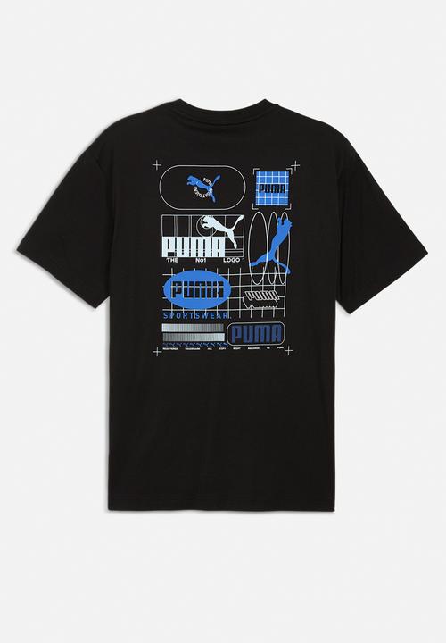 PUMA - GRAPHIC Grid Tee M PUMA Black