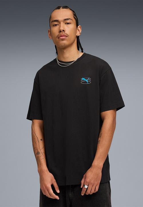 PUMA - GRAPHIC Grid Tee M PUMA Black