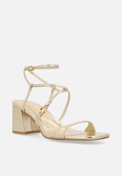 GUESS - Nappa  ankle-strap - gold