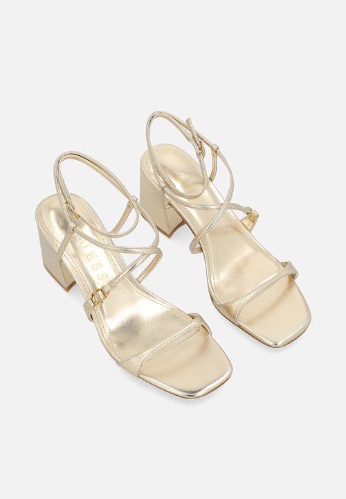 GUESS - Nappa  ankle-strap - gold
