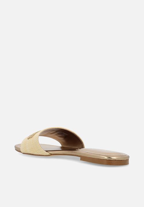GUESS - Raffia slide - neutral