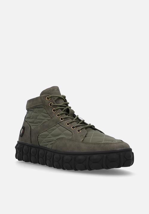 MAZERATA - PIGALE 9 Faux Nubuck / Nylon - Olive