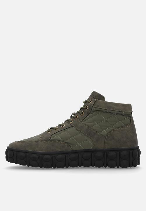 MAZERATA - PIGALE 9 Faux Nubuck / Nylon - Olive