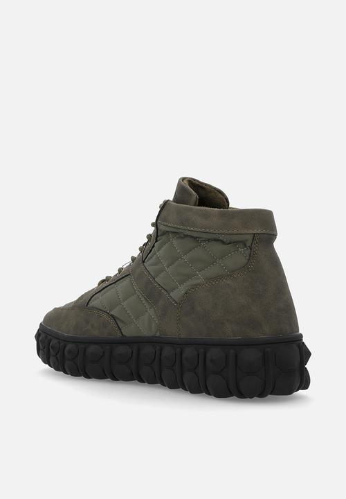 MAZERATA - PIGALE 9 Faux Nubuck / Nylon - Olive