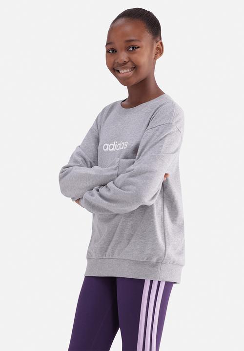 adidas Performance - U Lin Ft Crew 2 -  grey 