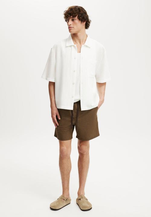 Cotton On - Ventura Short Sleeve Shirt - White