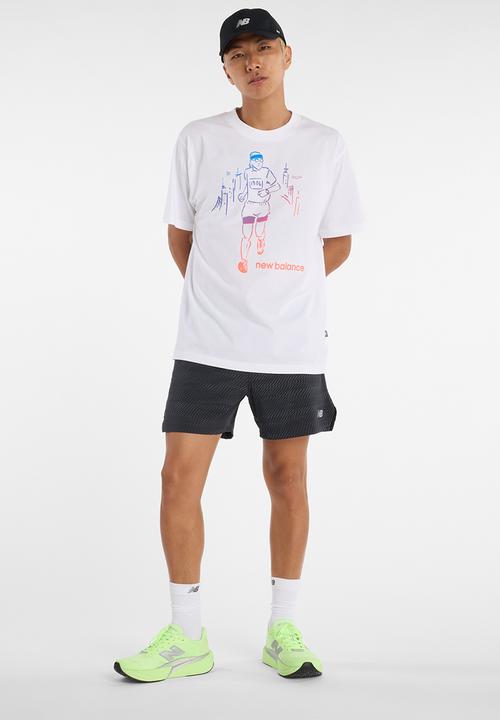 New Balance  - New Balance Before & After Tee - White