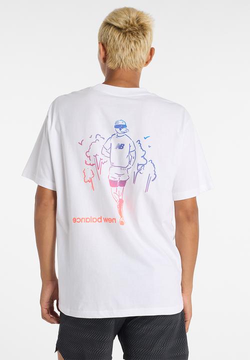 New Balance  - New Balance Before & After Tee - White
