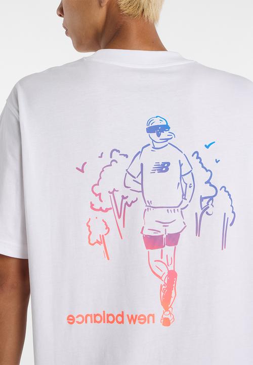 New Balance  - New Balance Before & After Tee - White