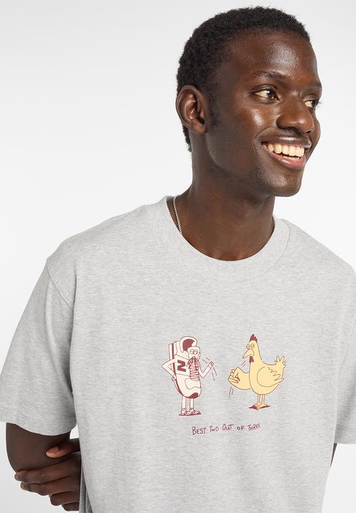 New Balance  - New Balance Chicken Or Newbie Tee - Grey