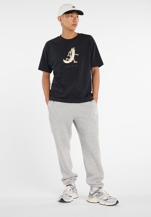 New Balance  - New Balance Bearded Runner Tee - Black