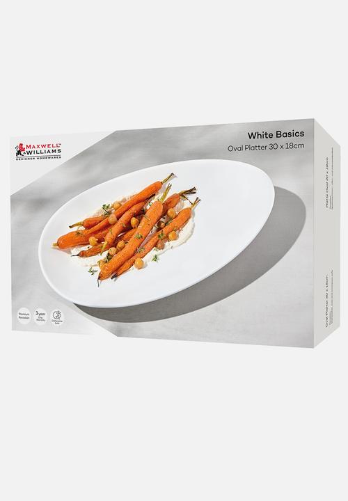 Maxwell & Williams - MW Organic Shape Platter 30cm - white