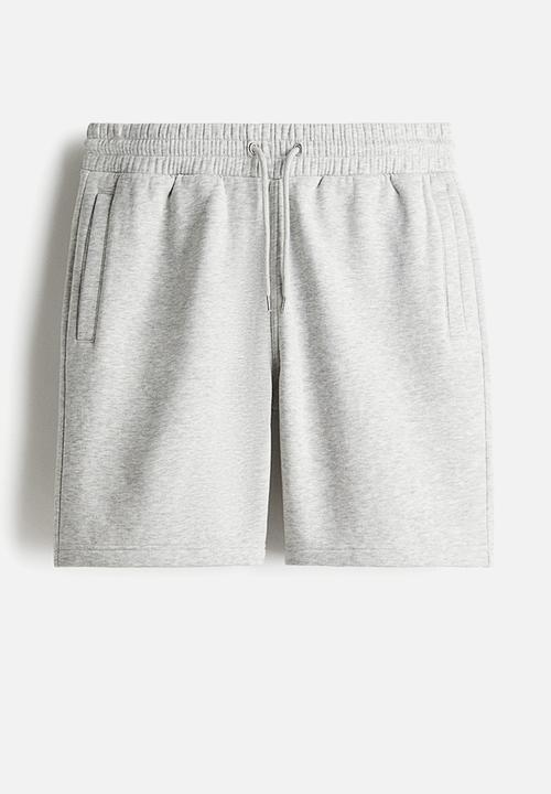 H&M - Regular fit sweatshorts - light grey marl 