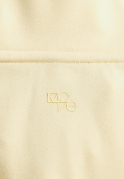 H&M - Zip-through sports jacket with softmove™ - light yellow