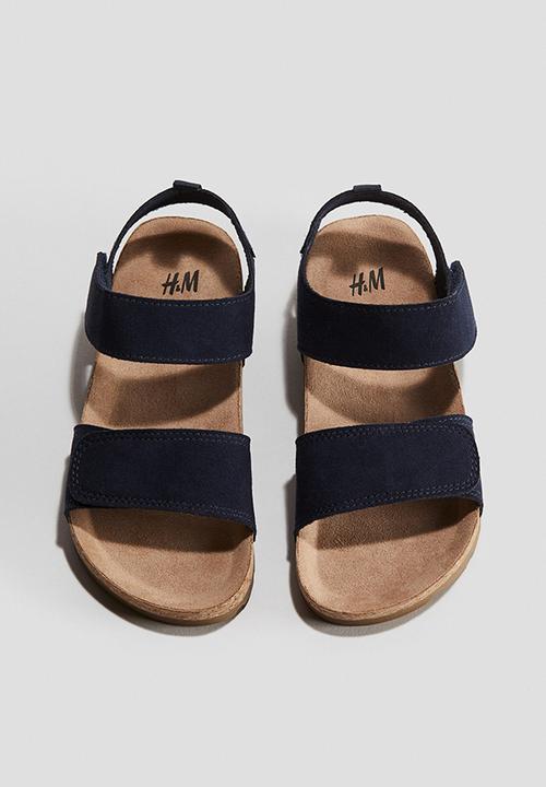 H&M - Ankle strap sandals - navy blue 