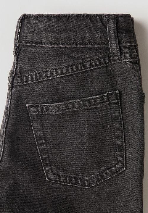 H&M - Denim shorts - black