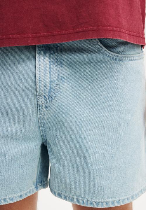 Cotton On - Denim Short Short - Sports Blue