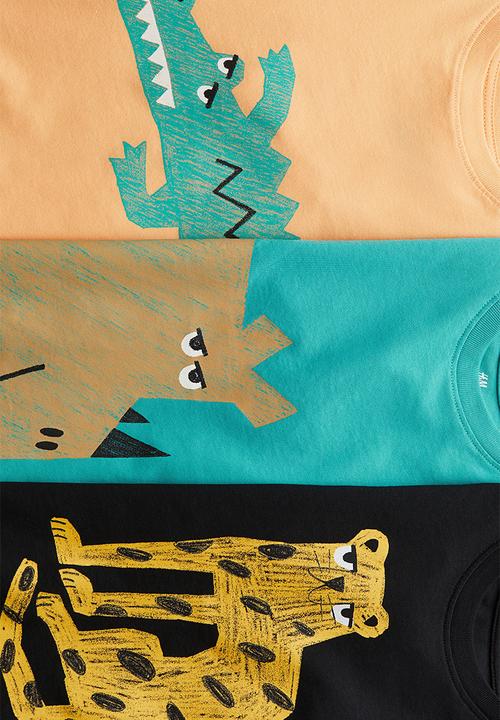 H&M - 3-Pack printed T-shirts - multi 