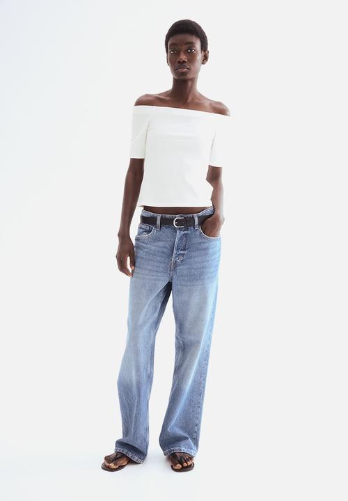 H&M - Off-the-shoulder top - white