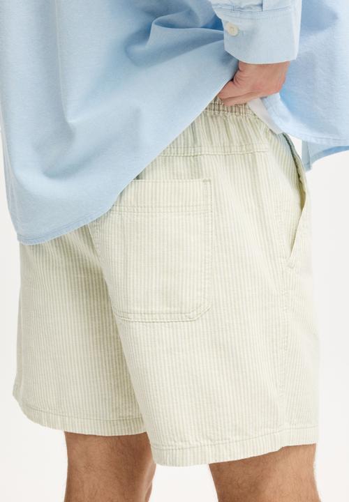 Cotton On - Easy Short - Light Jade 50/50 Stripe