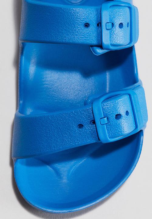H&M - Two-strap pool shoes - bright blue