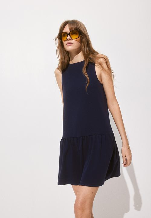 H&M - Sleeveless jersey dress - navy blue