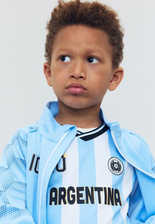 H&M - Printed football shirt - white argentina