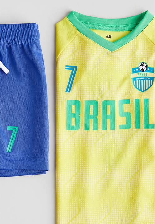H&M - Football set - yellow brasil