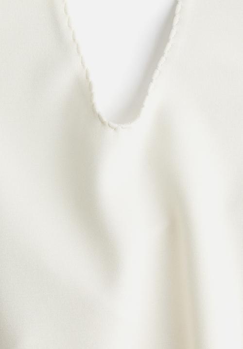 H&M - Halterneck top - white
